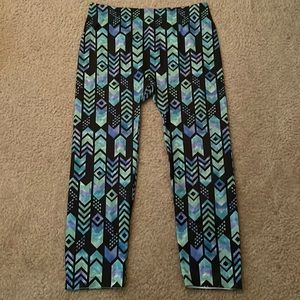 Chevron multicolored leggings
